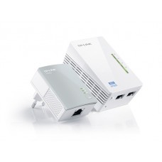 EXTENSOR DE ALCANCE POWERLINE WIRELESS 300Mbps TL-WPA4220KIT TP-LINK EXTENSOR DE ALCANCE POWERLINE WIRELESS 300Mbps TL-WPA4220KIT TP-LINK